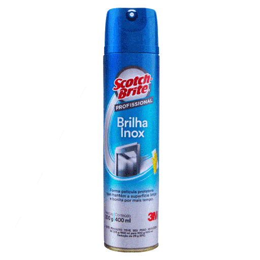 SPRAY 3M BRILHA INOX 400GR